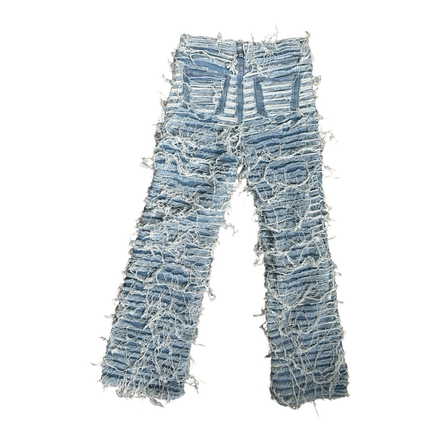 Swank A Posh Women’s Shredded Distressed Jeans