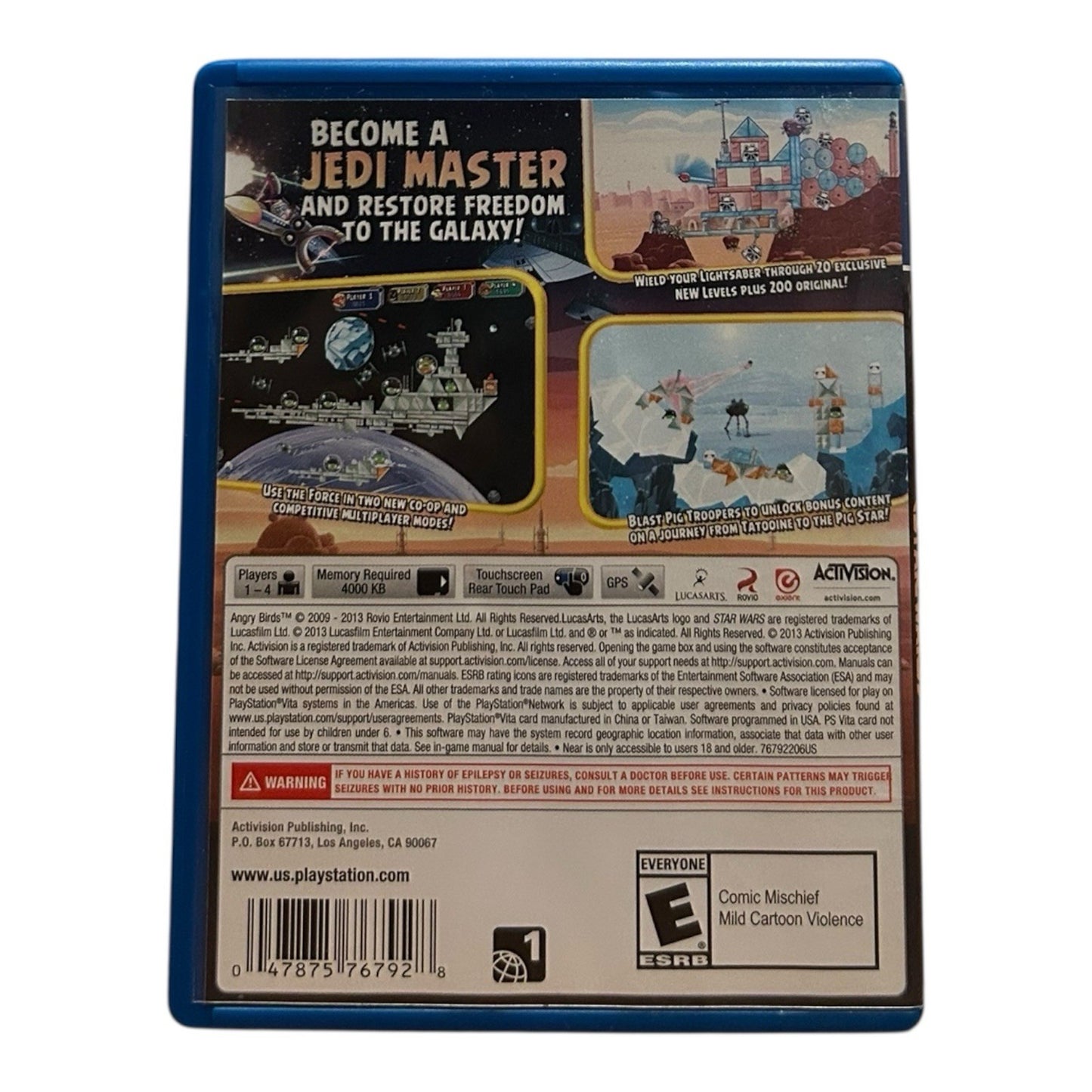 Angry Birds Star Wars (Sony PlayStation Vita, 2013)