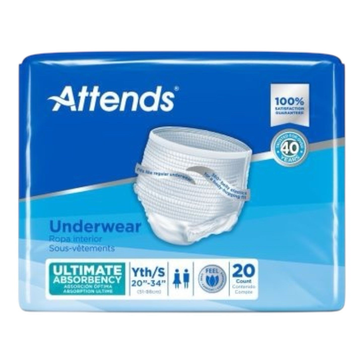 Attends Advanced Underwear Medium Heavy Absorbency APP0720 Pack of 20