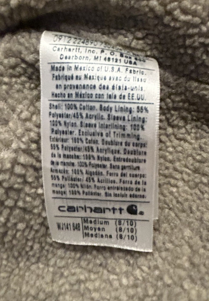 Carhartt Wj141 648 Hooded Jacket