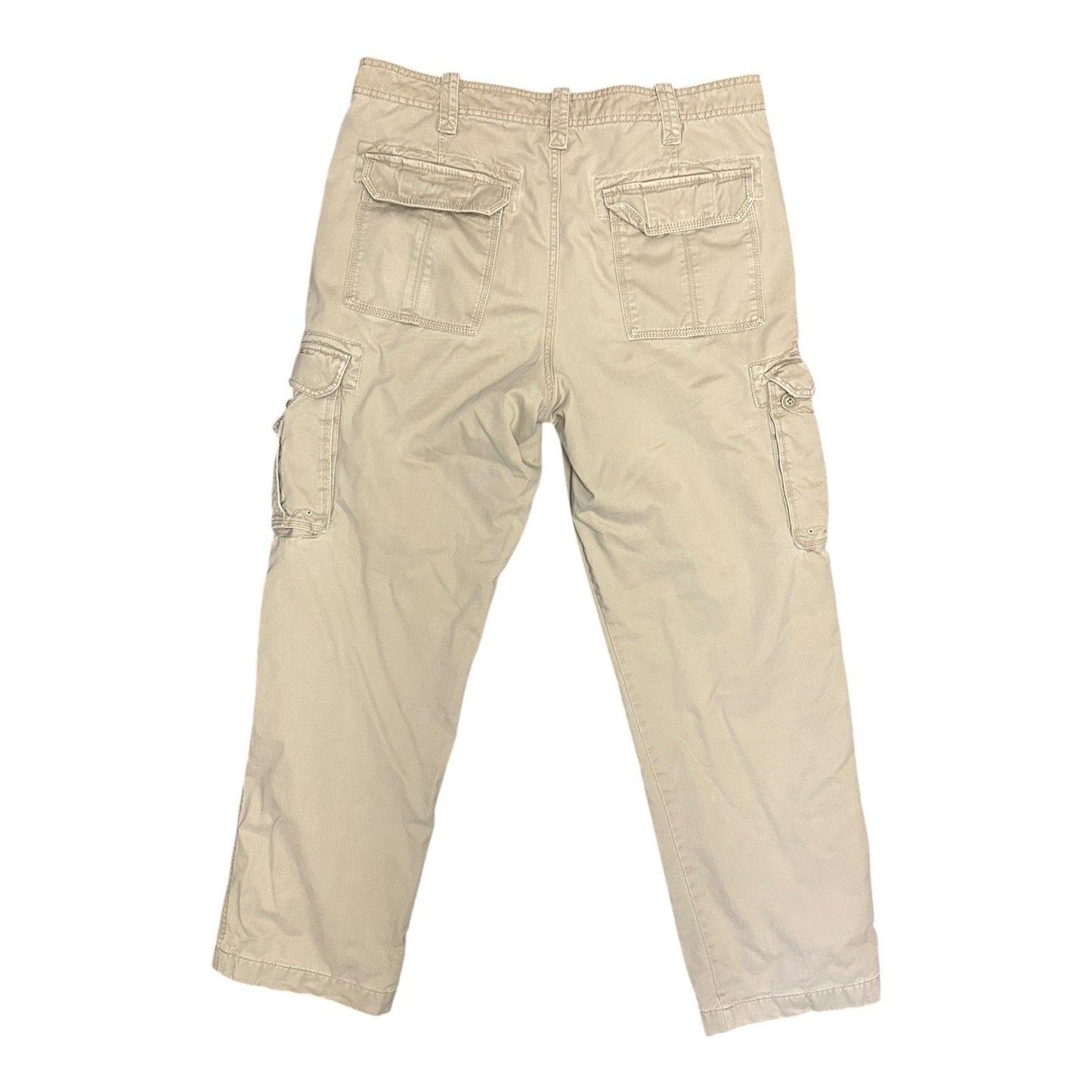 Eddie Bauer Flannel Lined Cargo Pants Legend Wash Size 36x34