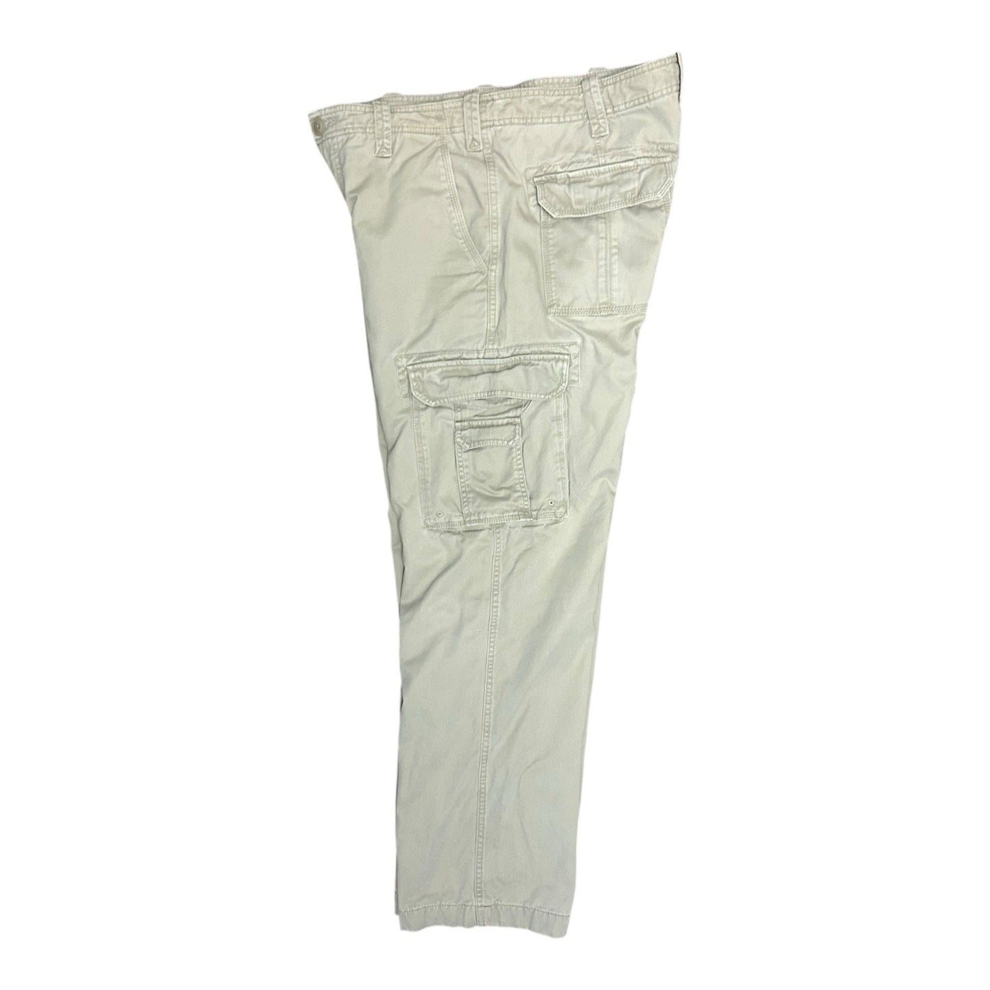 Eddie Bauer Flannel Lined Cargo Pants Legend Wash Size 36x34