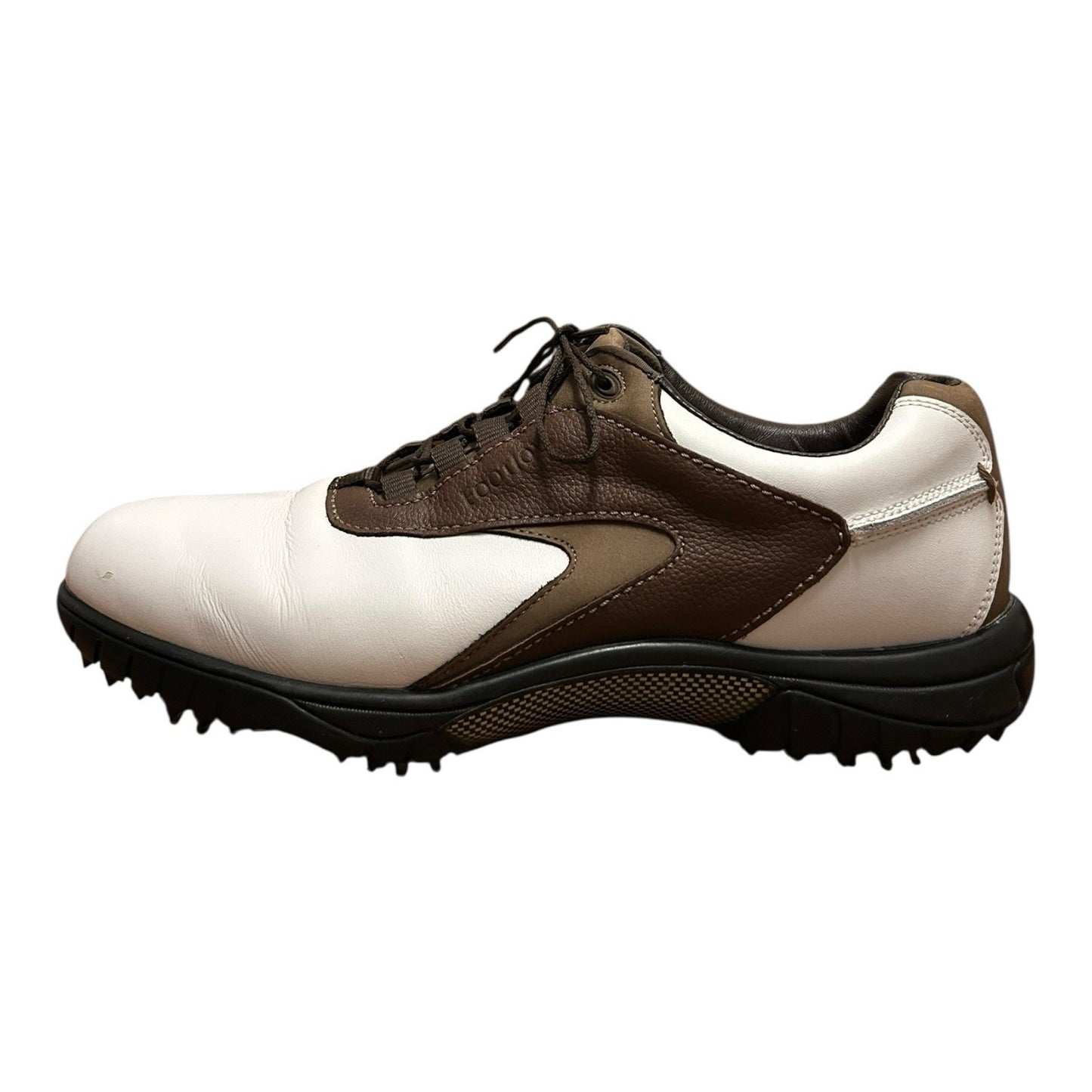 FootJoy FJ Contour Series Golf Shoes Men’s Size 11.5 M White Brown Leather 54239