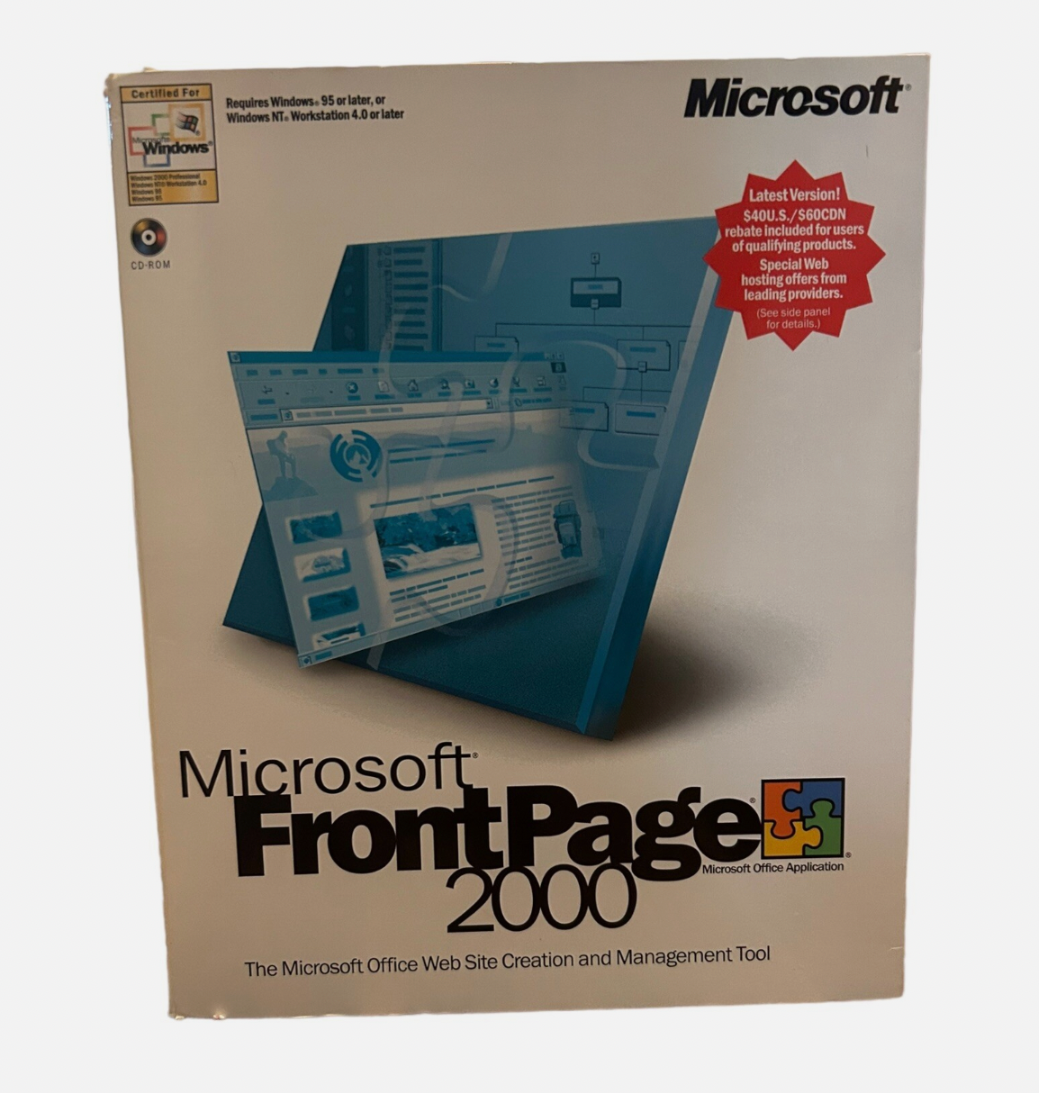 Microsoft FrontPage 2000 CD-ROM