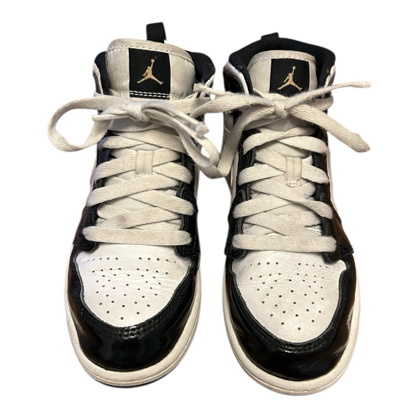 Nike Air Jordan Black Gold Kids Sneakers