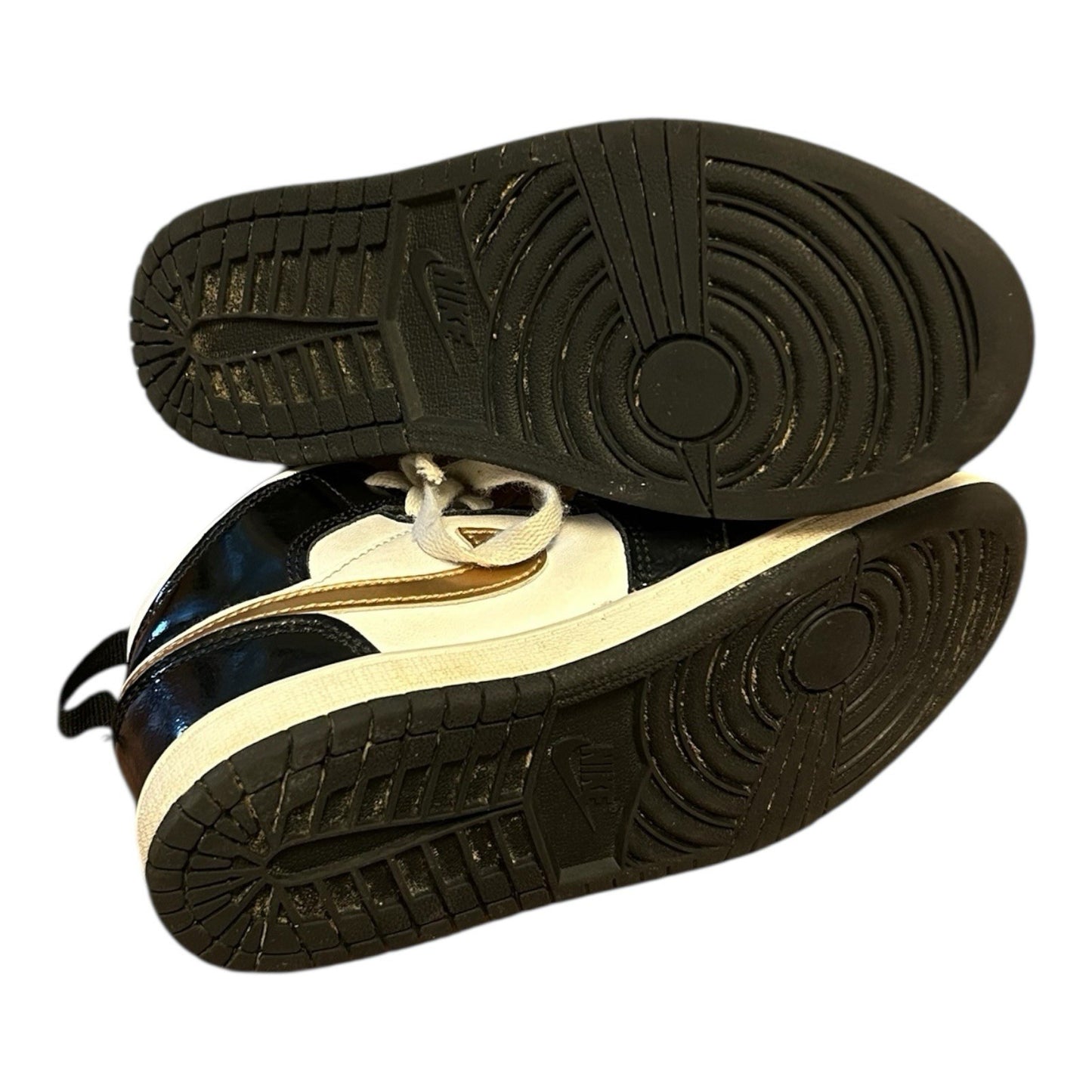 Nike Air Jordan Black Gold Kids Sneakers