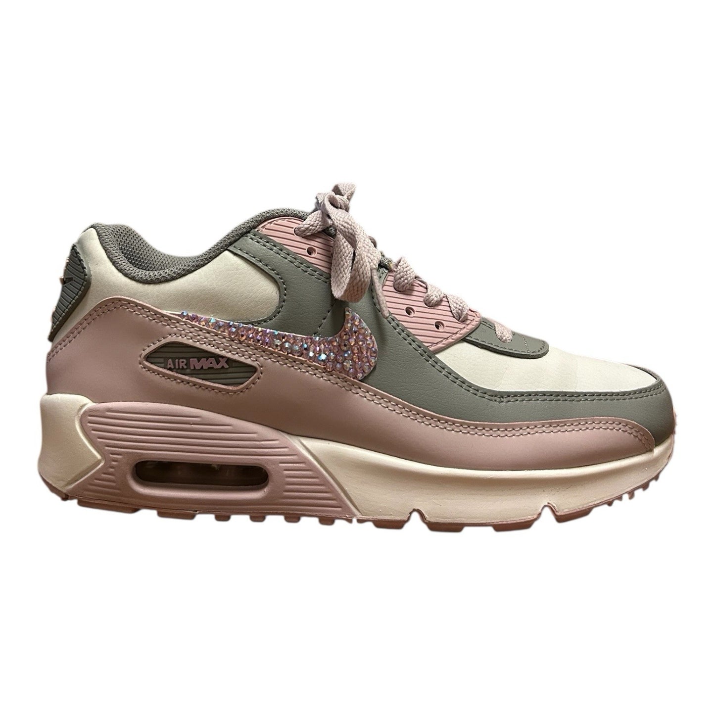 Nike Air Max 90 leather GS Iced Lilac Size 7Y CD6864-002