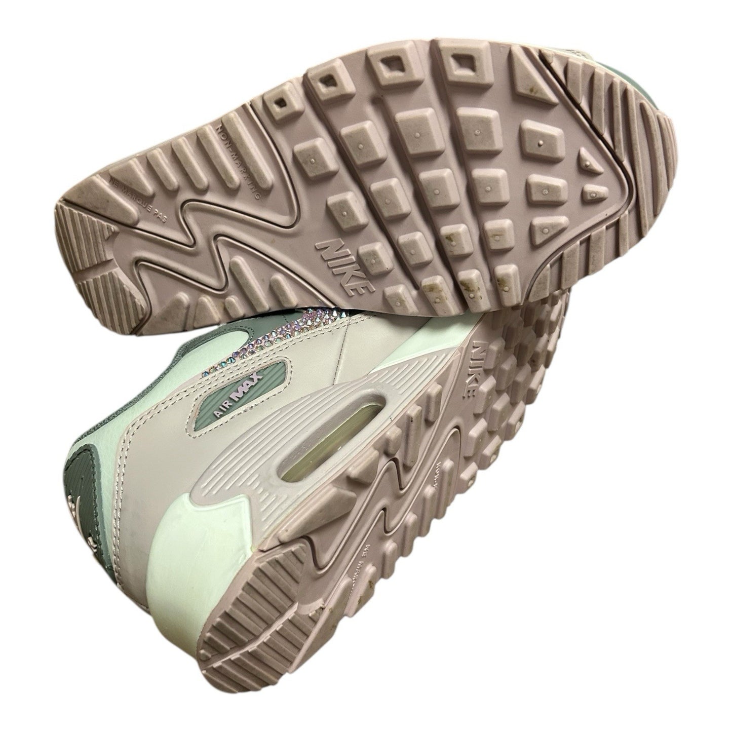 Nike Air Max 90 leather GS Iced Lilac Size 7Y CD6864-002