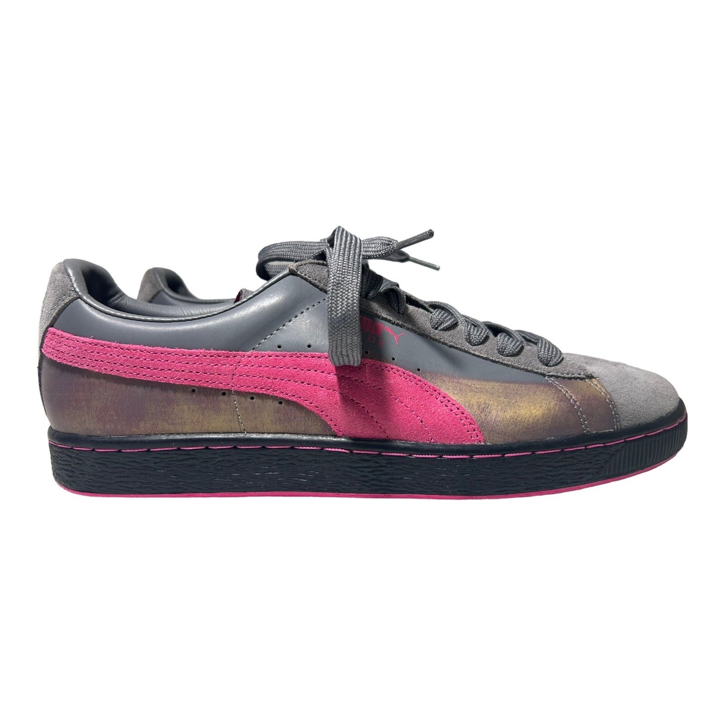Puma Mens Suede Classic Colorburn Gray Sneakers Size 11.5