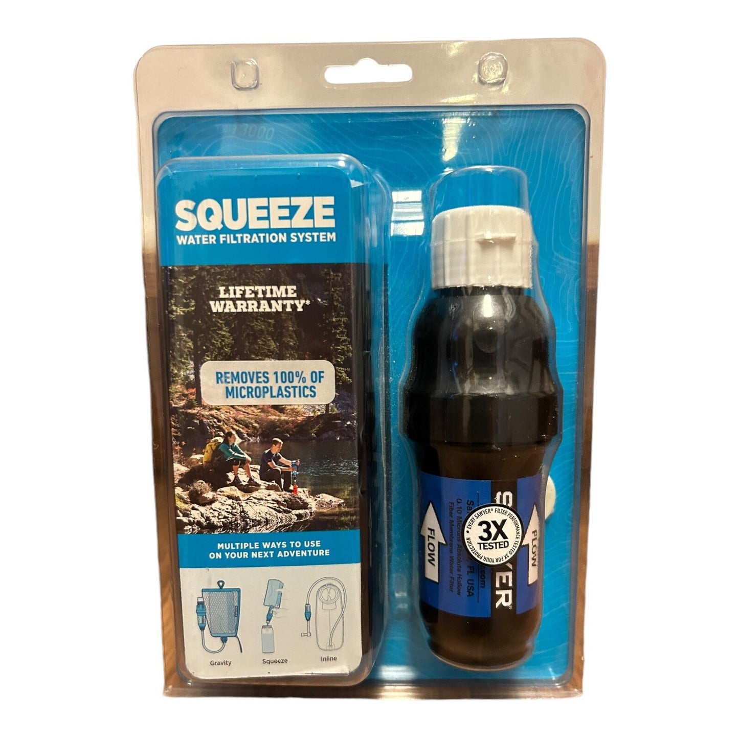Sawyer Squeeze Water Filter Filtration System SP129 Kit Personal Camping Hiking