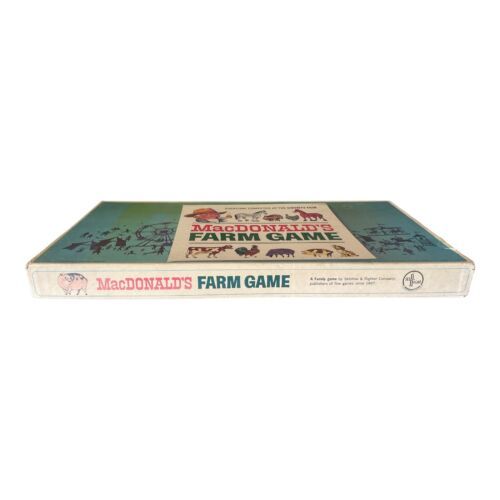 Vintage 1965 MacDonald's Farm Board Game – Selchow & Righter