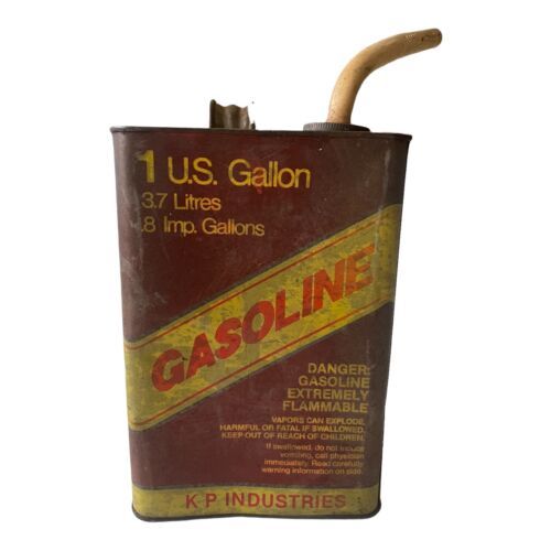 Vintage KP Industries Metal Gas Can