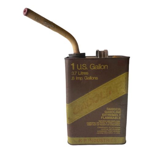 Vintage KP Industries Metal Gas Can