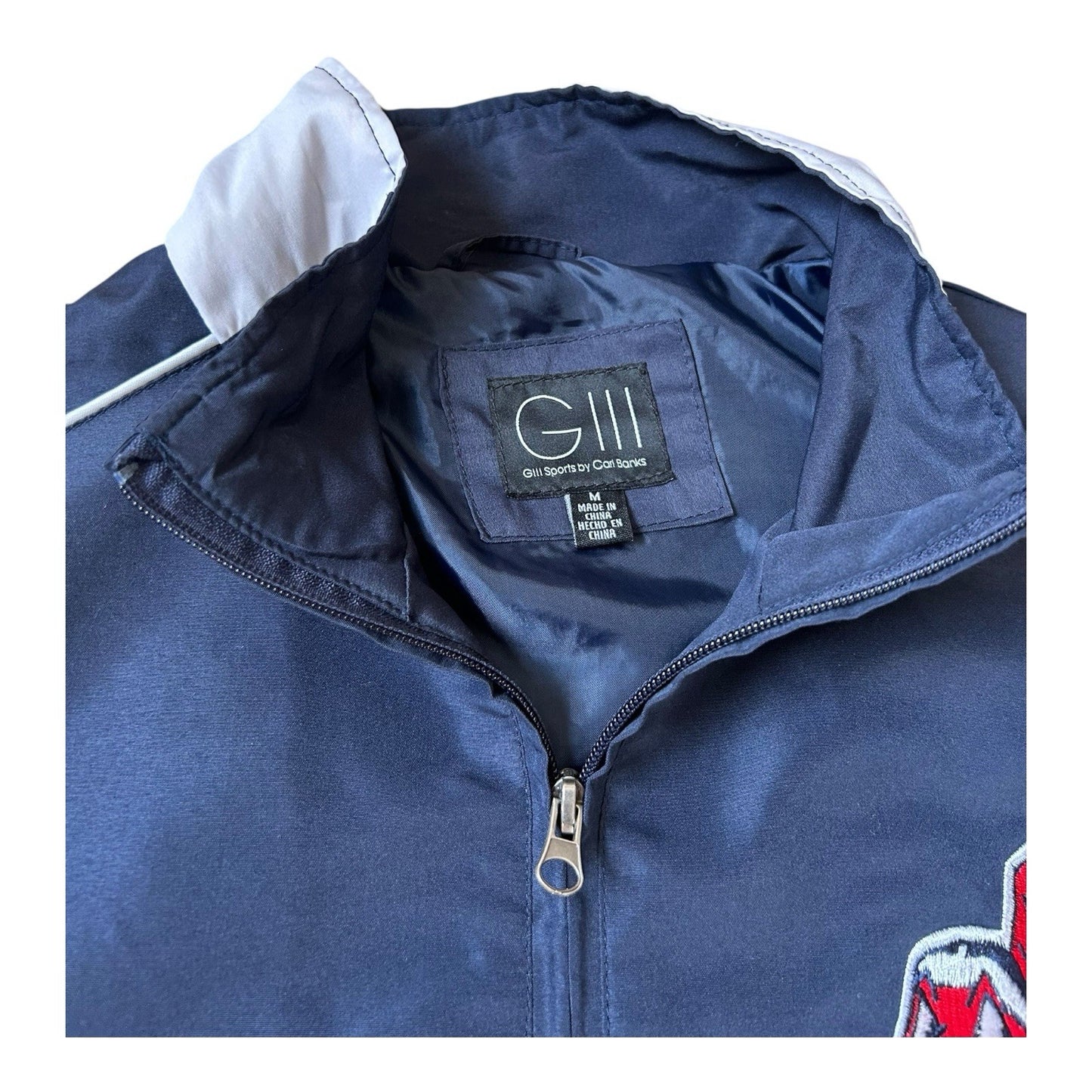 Vintage Cleveland Indians Windbreaker Jacket, Medium Y2K