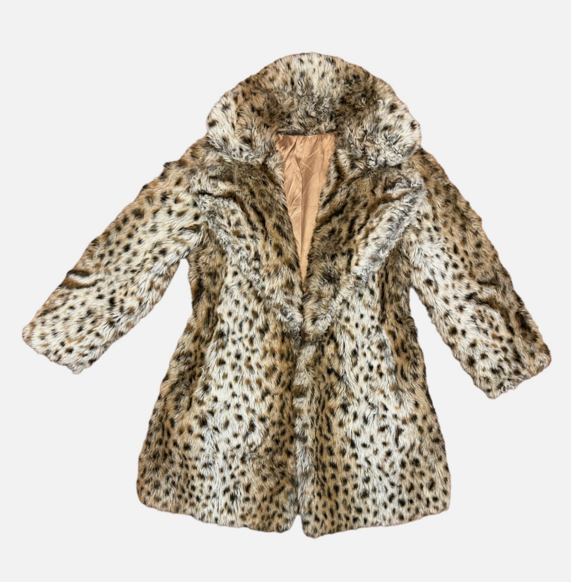 Vintage Les Savages par Tissavel Faux Fur Coat – Women’s XS/Small
