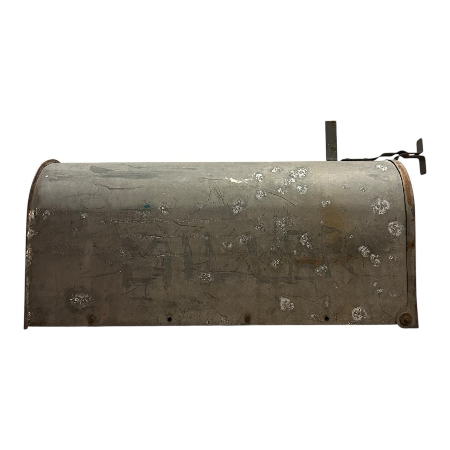 Vintage Sears & Roebuck Galvanized Steel Mailbox Chicago 19x9x7
