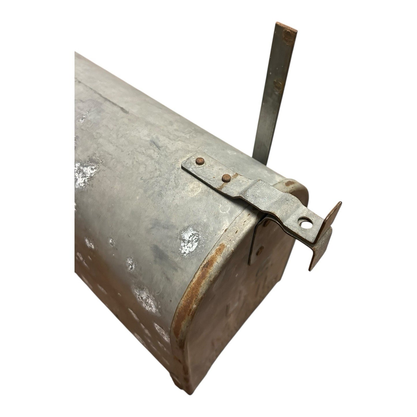 Vintage Sears & Roebuck Galvanized Steel Mailbox Chicago 19x9x7