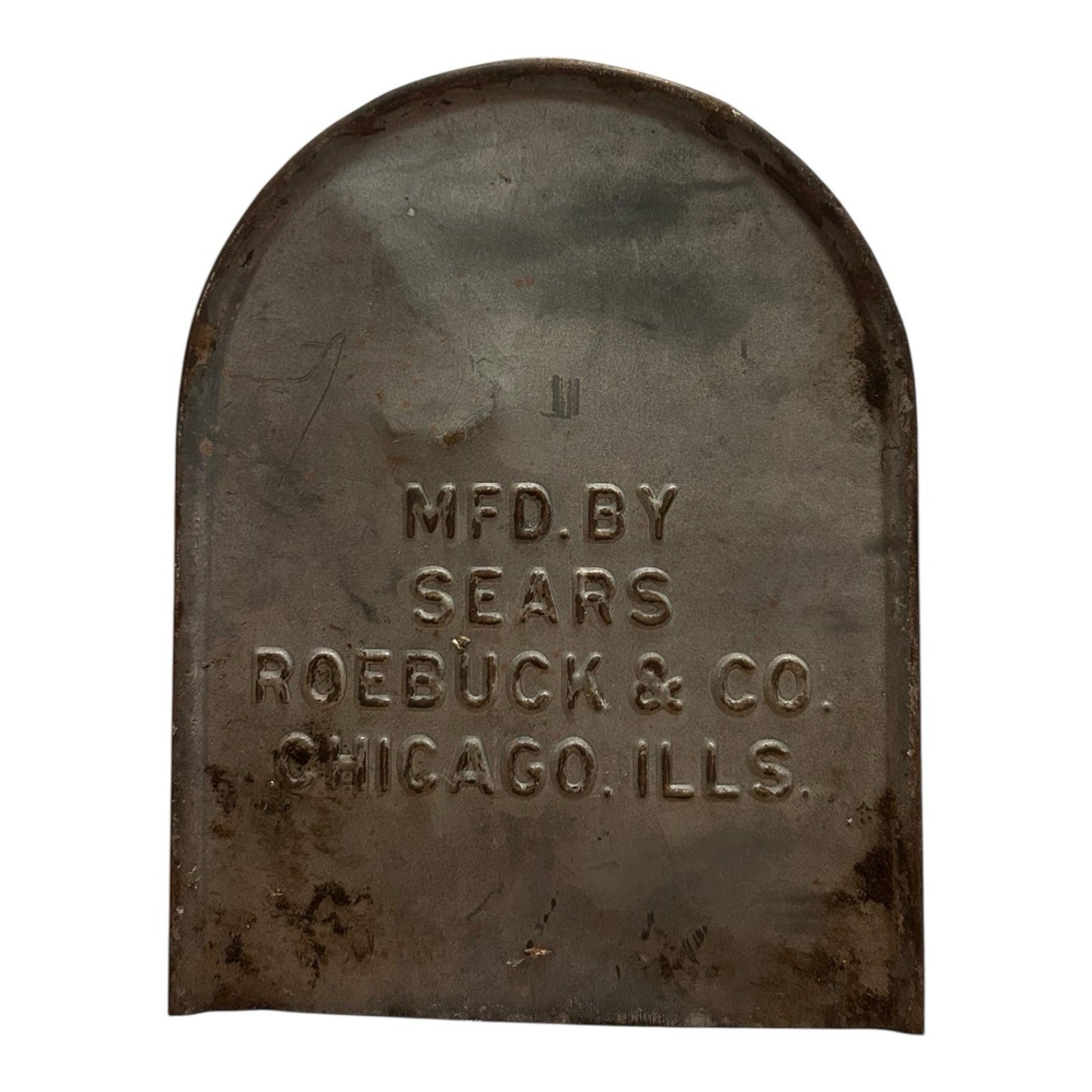 Vintage Sears & Roebuck Galvanized Steel Mailbox Chicago 19x9x7
