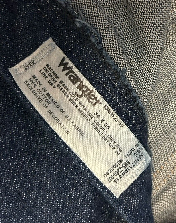 Wrangler Jeans 34x36 Pro Rodeo Original Cowboy Cut 13MWZPW