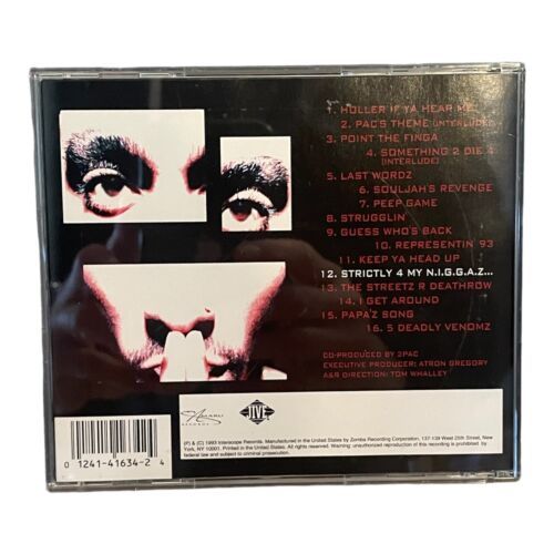 2Pac – Strictly 4 My N.I.G.G.A.Z. CD [Explicit]