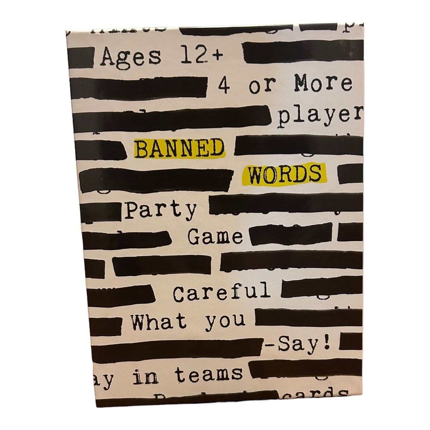 Banned Words Board Game Party Game Complete EUC

