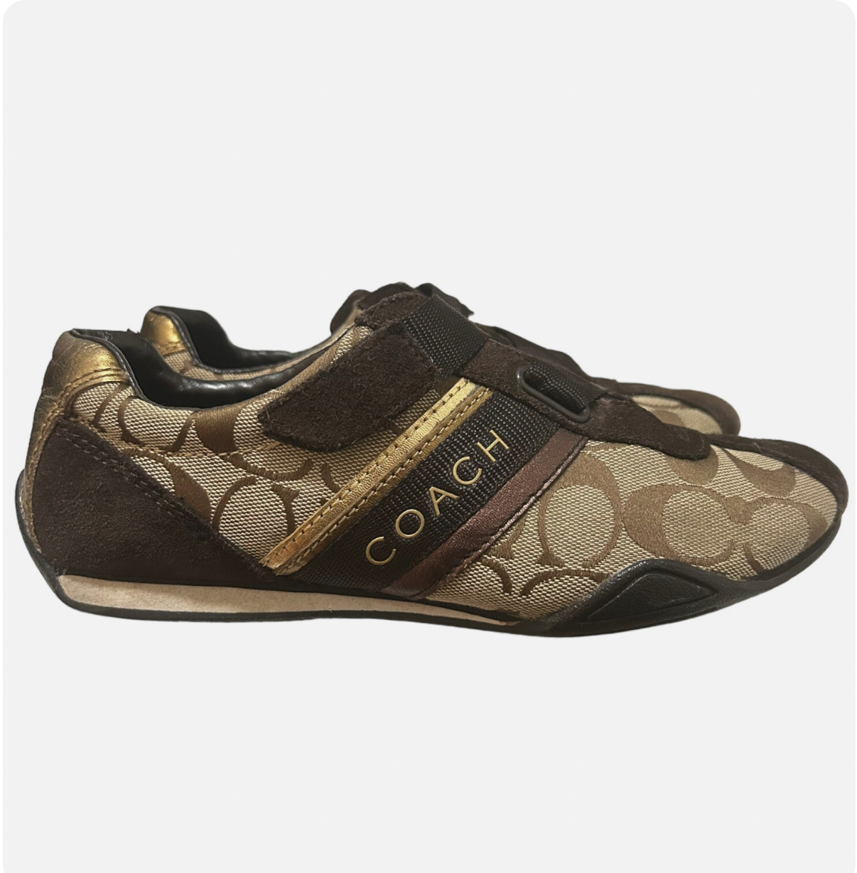 Coach Jenney Sneaker Shoes – Size 6M, Style Q1036