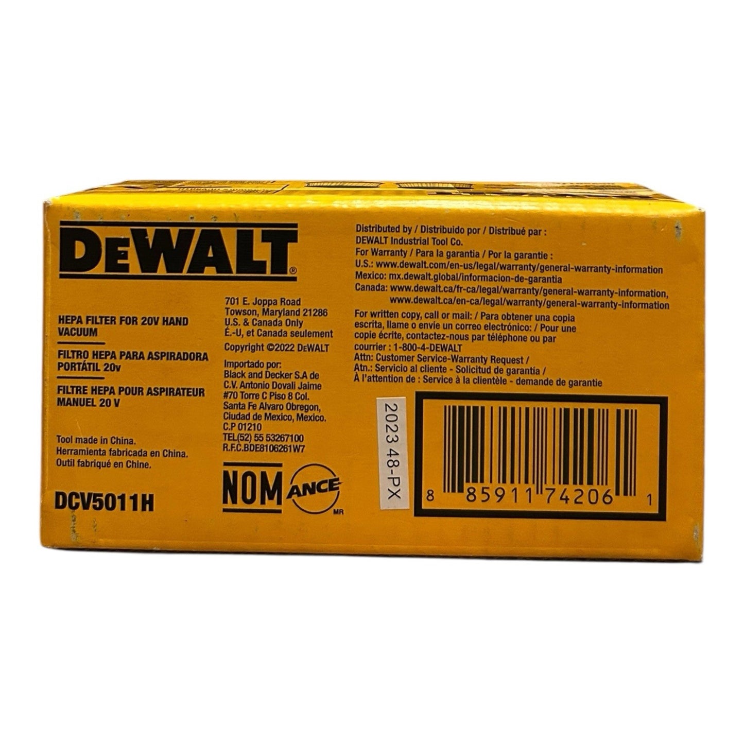 Dewalt 2 Pack Genuine OEM Filters for DCV501H Vacuum 