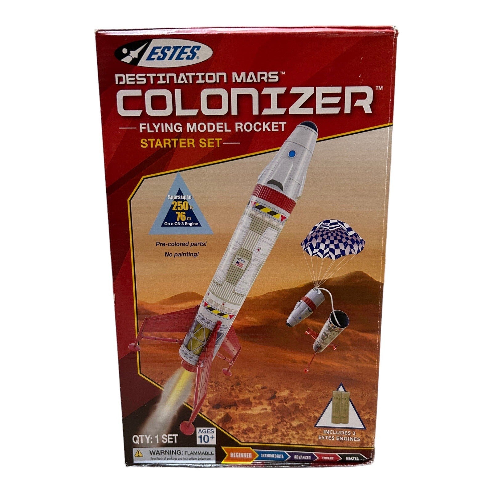 Estes Destination Mars Colonizer Model Rocket Starter Set

