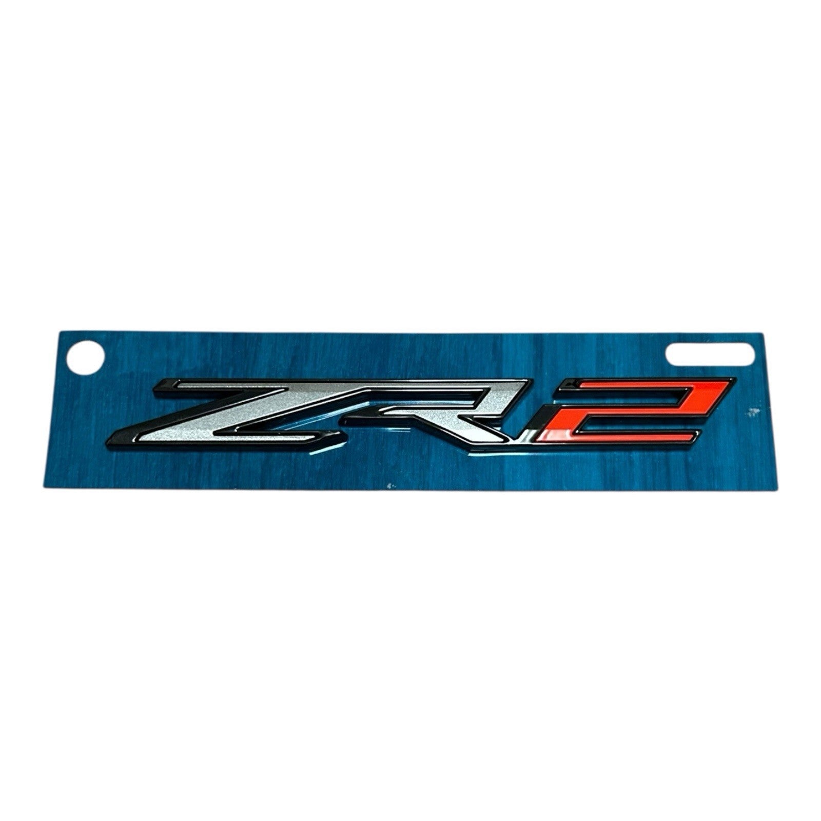 Gloss Black Red ZR2 Emblem for 2022–2025 Silverado 1500