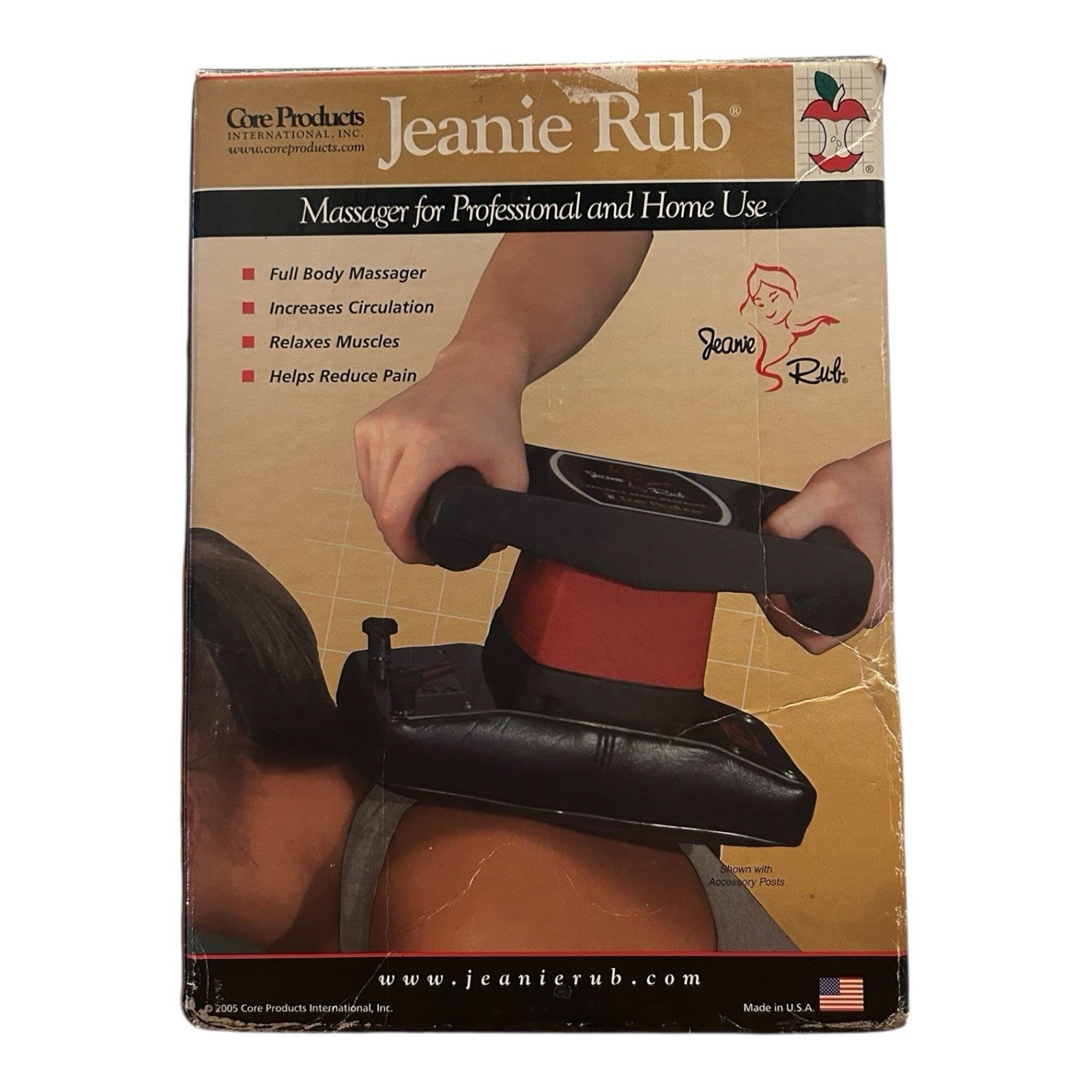 Jeanie Rub Single Speed Massager – Model 3400-0