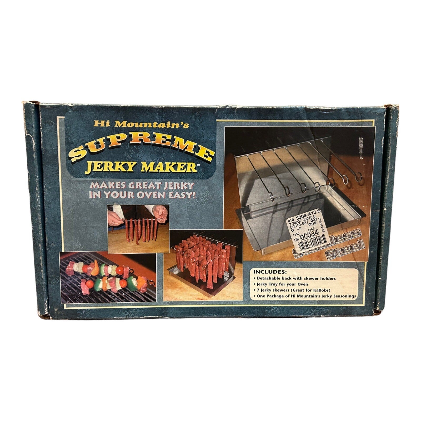Jerky Maker Rack Hi Mountain’s Supreme 7 Jerky Skewers Beef Jerky Maker

