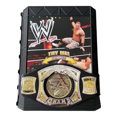 John Cena WWE Superstar Figure Case – Spin Belt by Tara Toy, Holds 20 Figures