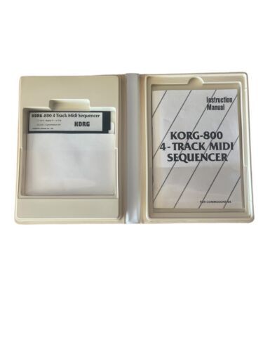Korg 800 4-Track MIDI Sequencer Software – Commodore 64, Vintage