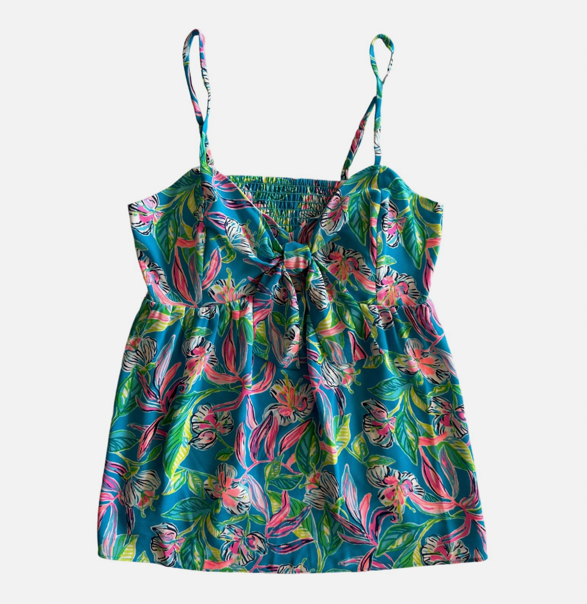 Lilly Pulitzer Sadie Shift Romper – Size 4, Pink & Blue