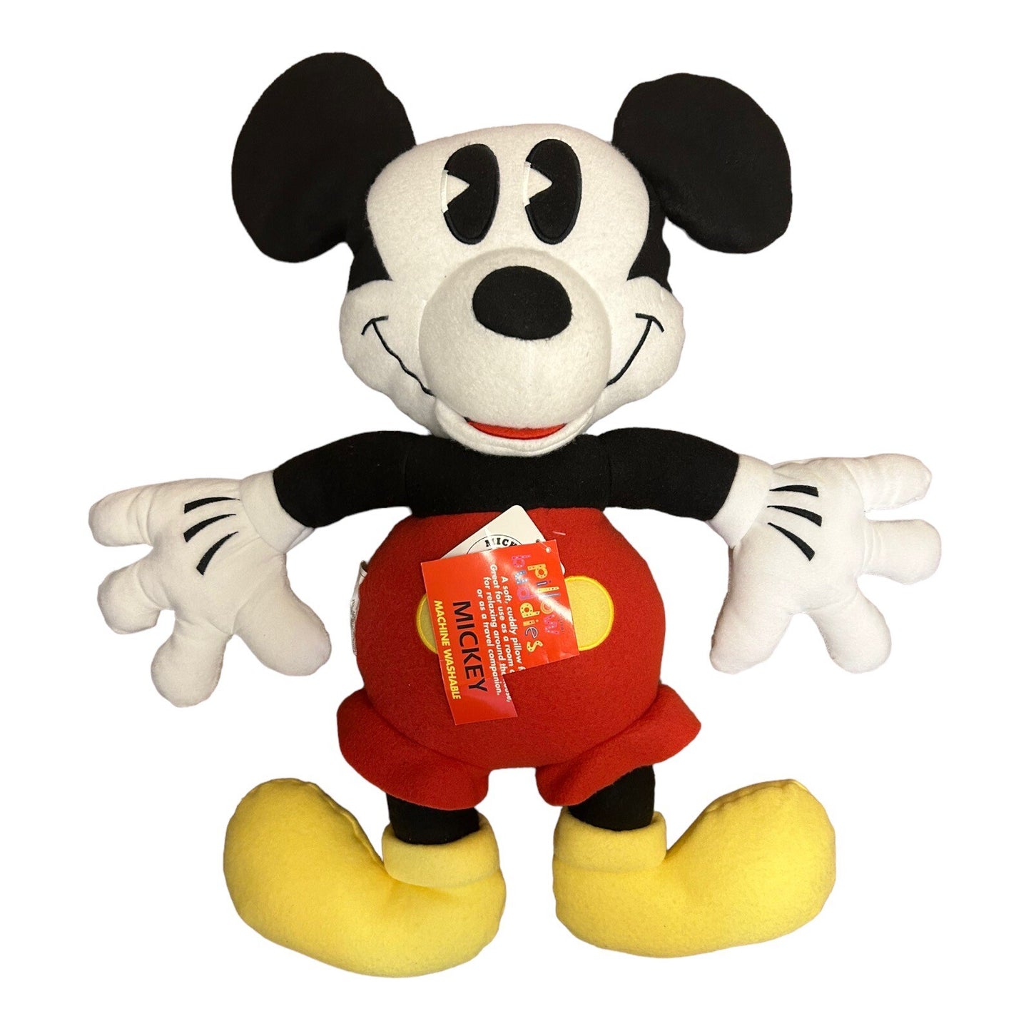 Mickey Mouse Plush Large Pillow Buddies Mckey & Co 24 Inches Tall

