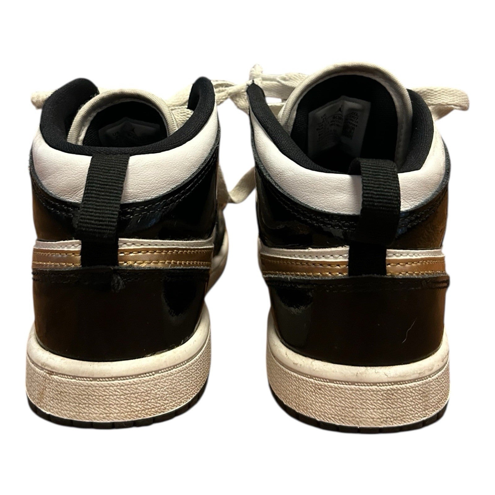 Nike Air Jordan Black Gold Kids Sneakers 