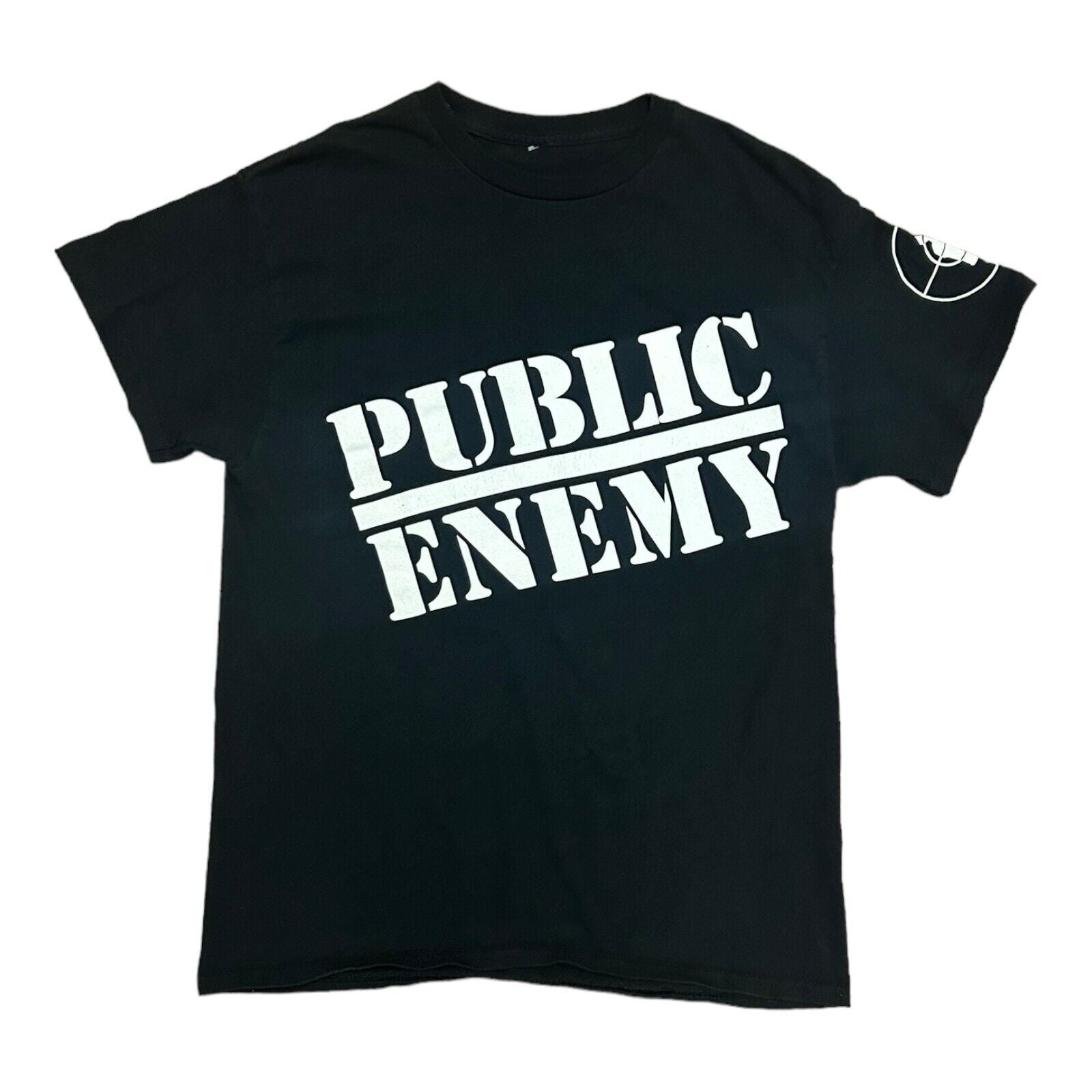 Public Enemy Rap T-Shirt Bullseye Logo Medium Black

