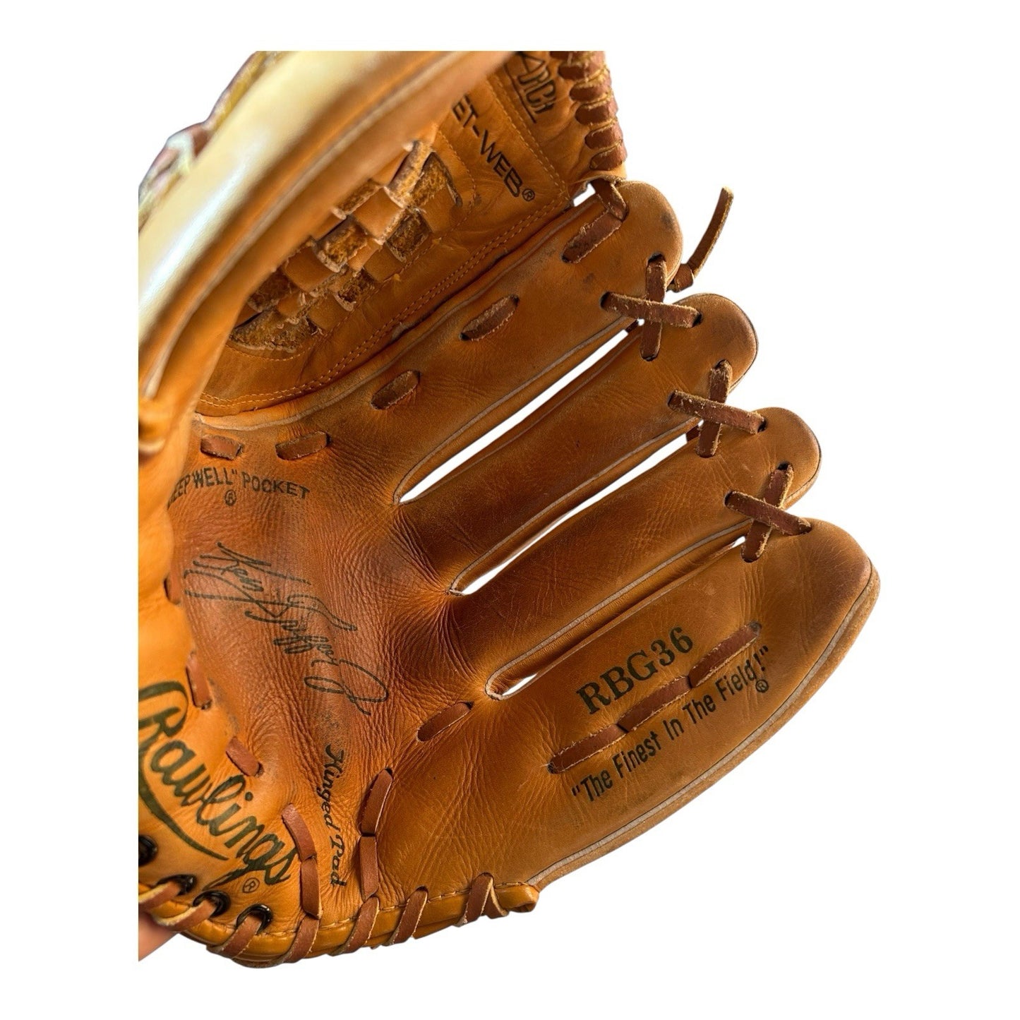 Rawlings RBG36 Glove Ken Griffey JR Basket Web Fastback Model