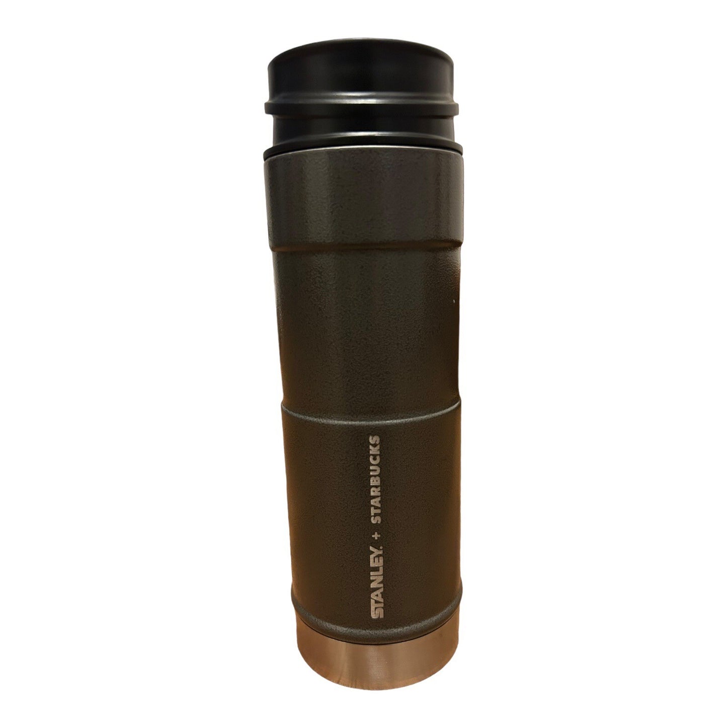 Starbucks Stanley Stainless Steel Tumbler 16 Oz Trigger Action Button Lid

