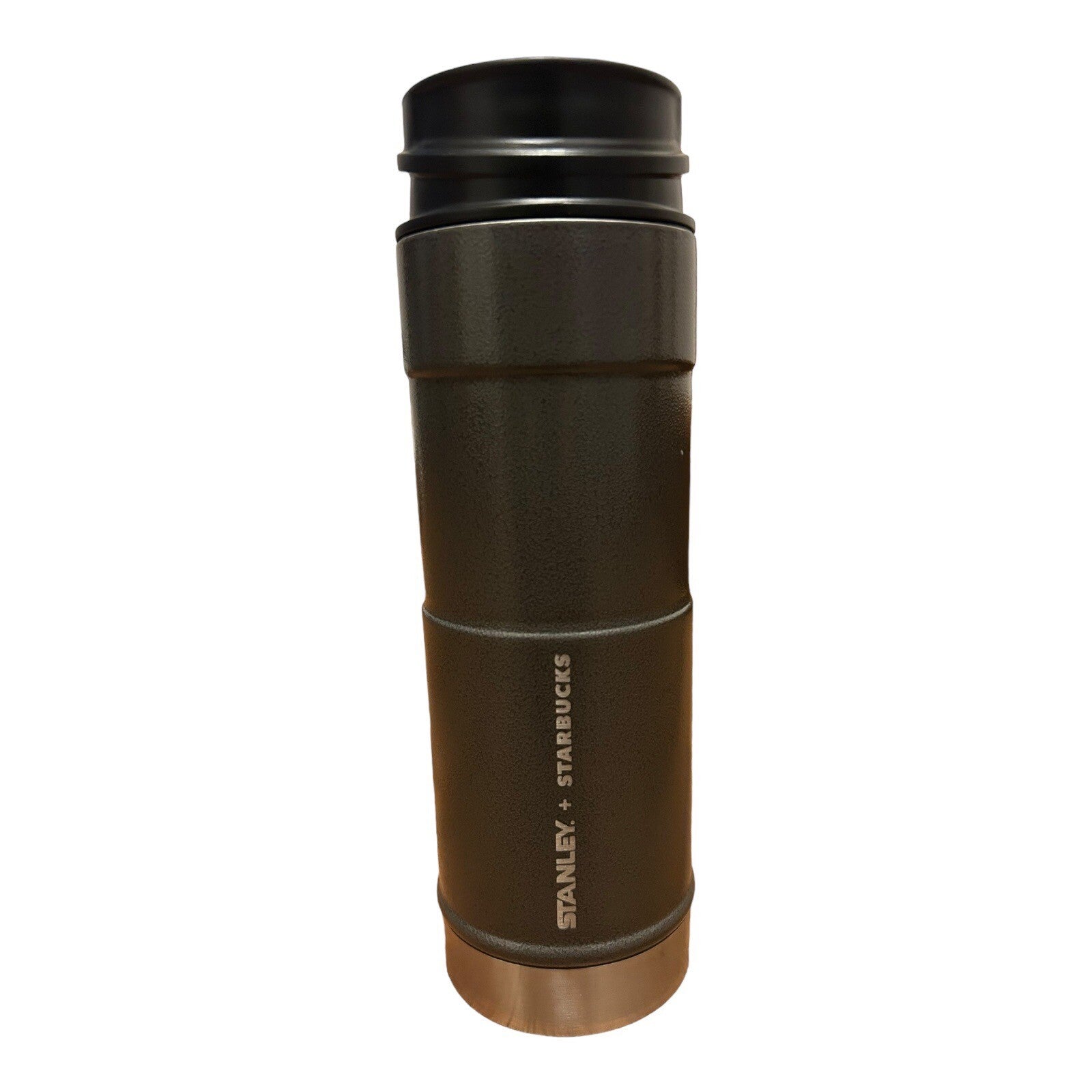 Starbucks Stanley Stainless Steel Tumbler 16 Oz Trigger Action Button Lid

