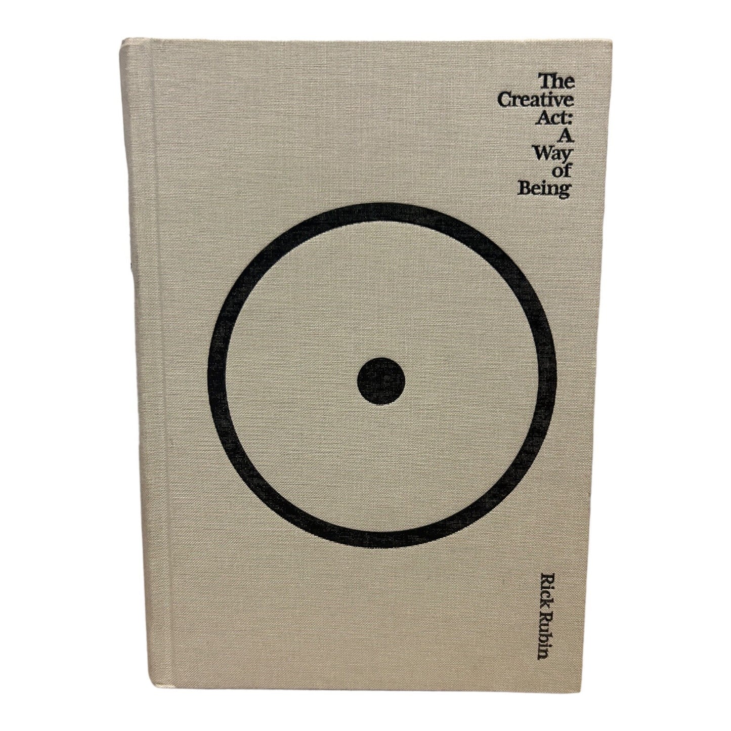The Creative Act A Way of Being by Rick Rubin 2023 Hardcover

