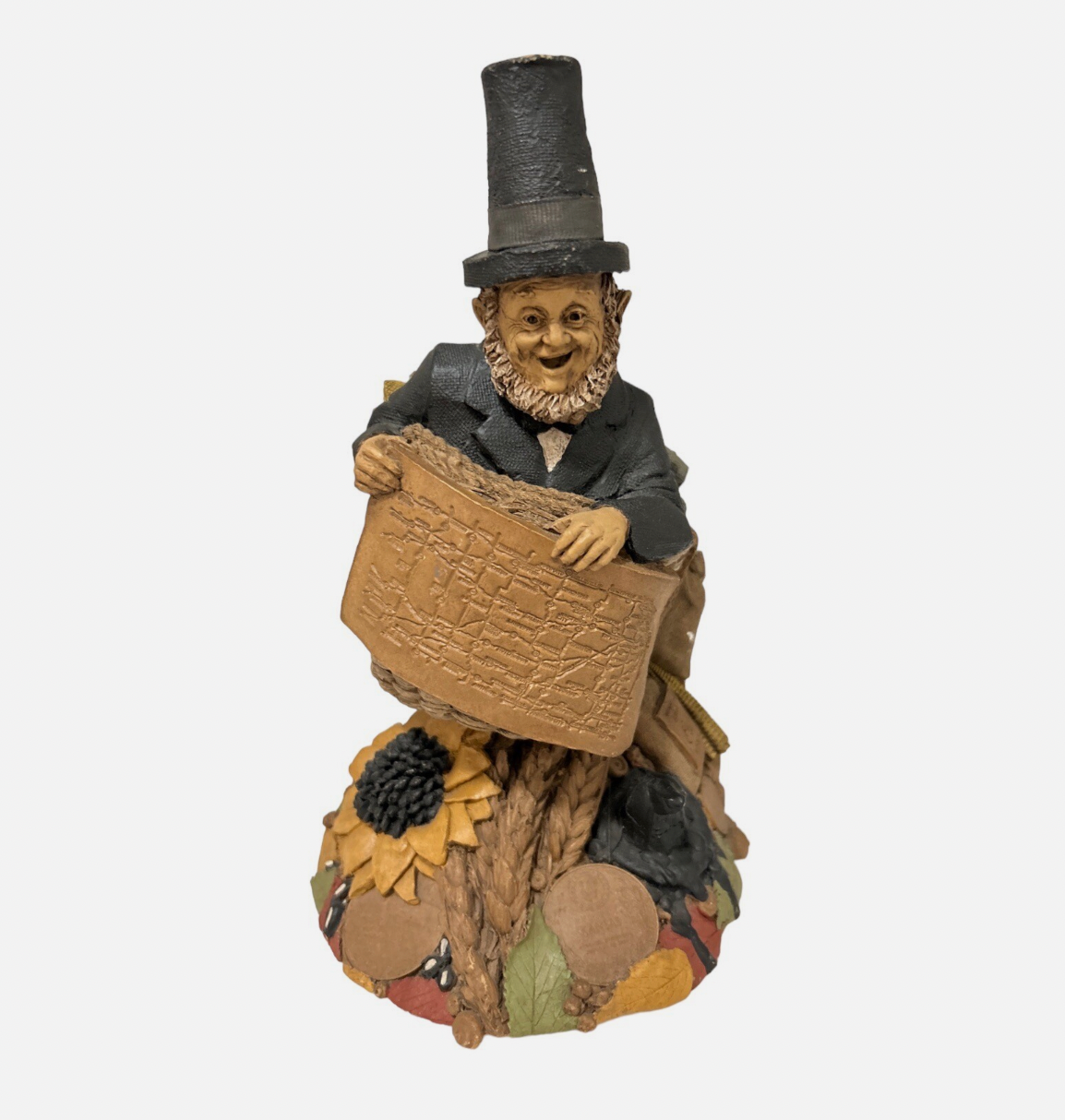 Tom Clark Gnome Figurine – State of Kansas, Signed #2046