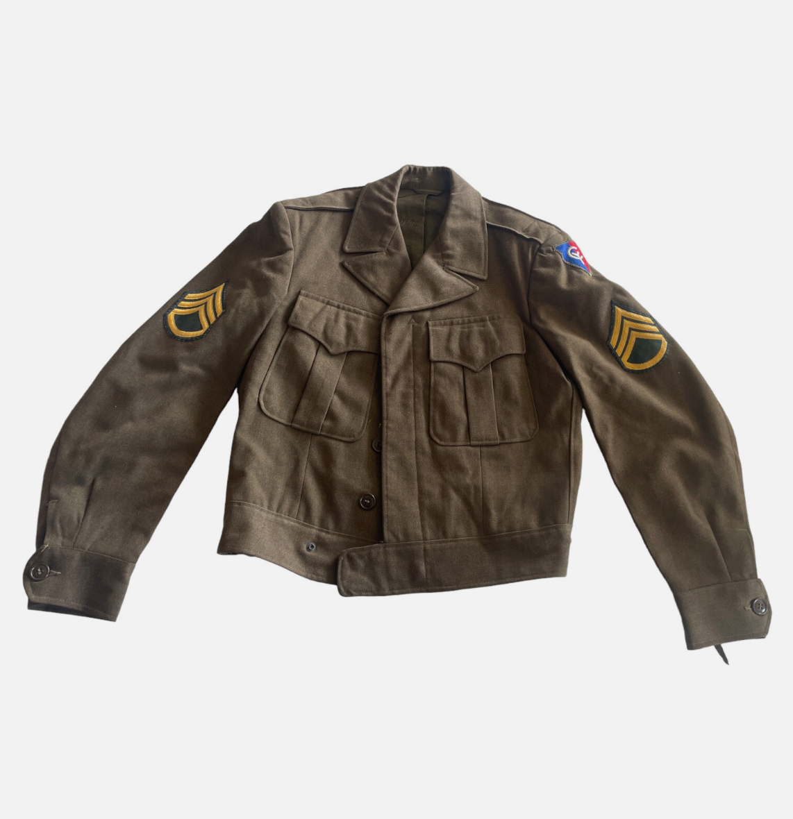 Vintage 38th Infantry Army Jacket – Men’s Size 36R

