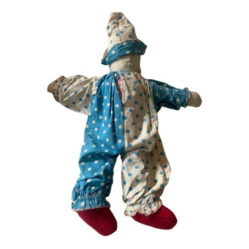 Vintage GUND Rubber Face Clown Plush Doll