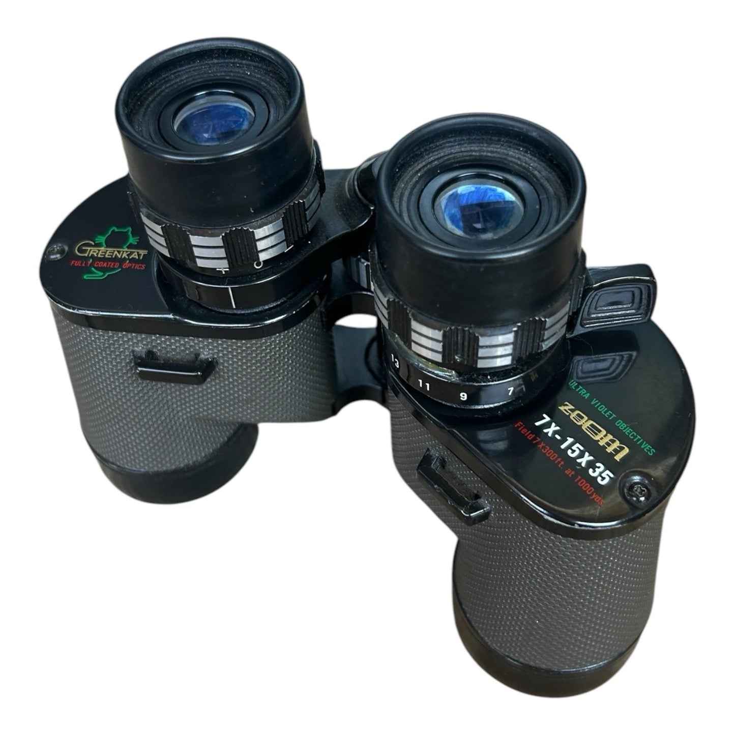 Vintage Greenkat 7x-15x35 Binoculars – With Case

