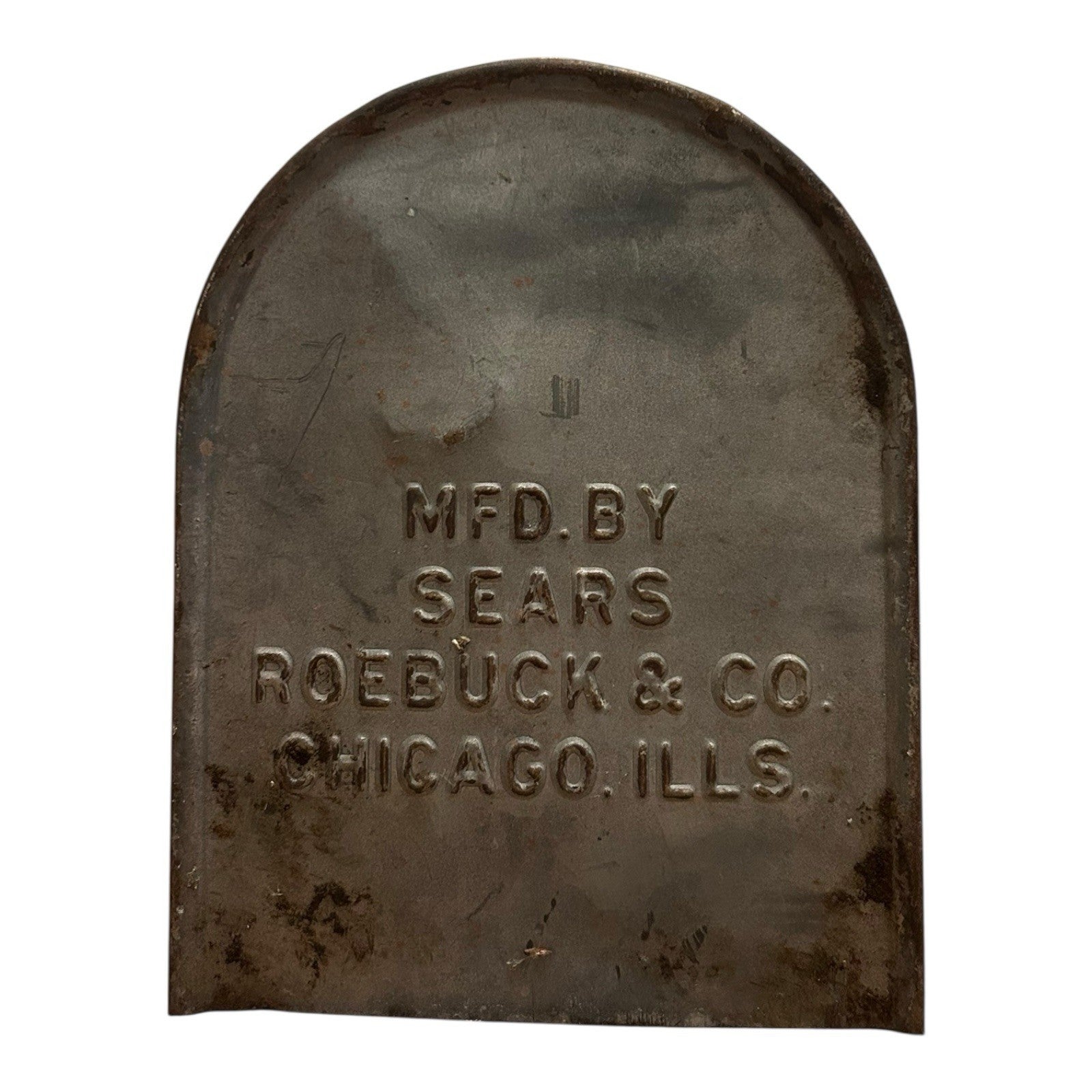 Vintage Sears & Roebuck Galvanized Steel Mailbox Chicago 19x9x7